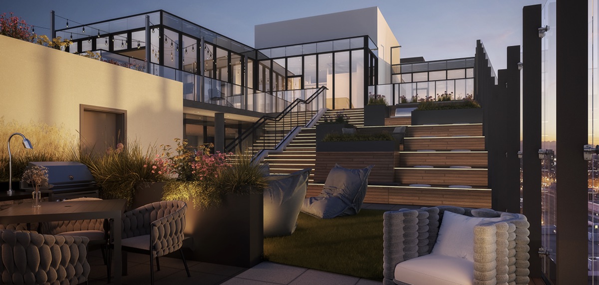 Foundry Lincoln Park amenity space
